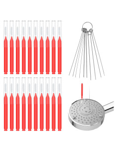 30 Piezas Herramientas de Limpieza Cabezal de Ducha XIHIRCD