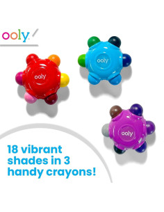Set de 3 Crayones Ooly Color Burst para Niños, No Tóxicos 2