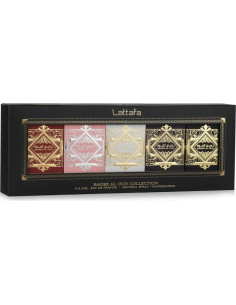 Set de Regalo Eau de Parfum Unisex Lattafa Bade'e Al Oud 5x5ml 2