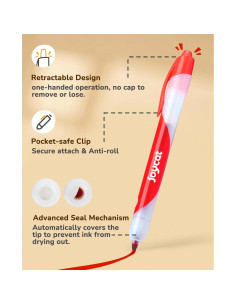 Marcadores Lavables JoyCat Set de 10 Colores para Niños 2