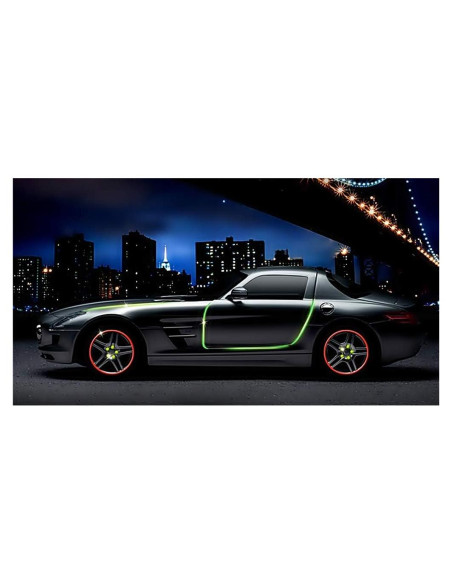 Protector de Borde de Puerta de Coche JNK NETWORKS 4.88m Negro