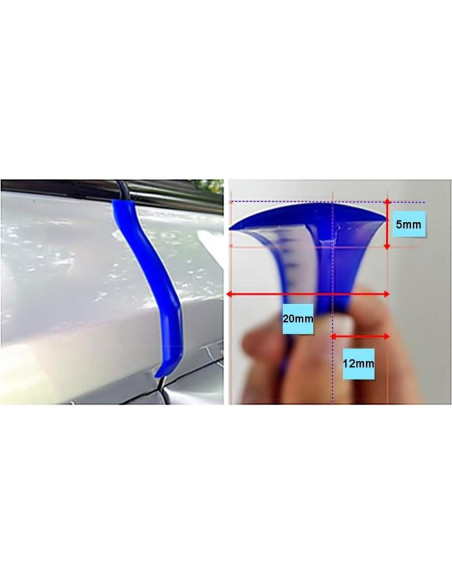 Protector de Borde de Puerta de Coche JNK NETWORKS 4.88m Negro