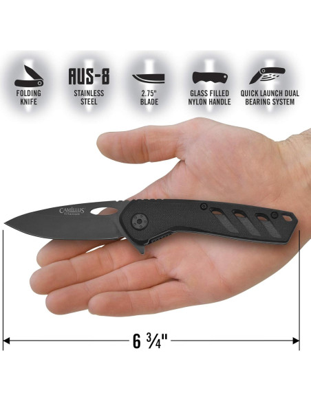 Cuchillo Plegable de Caza Camillus 19806 17.15 cm Antideslizante