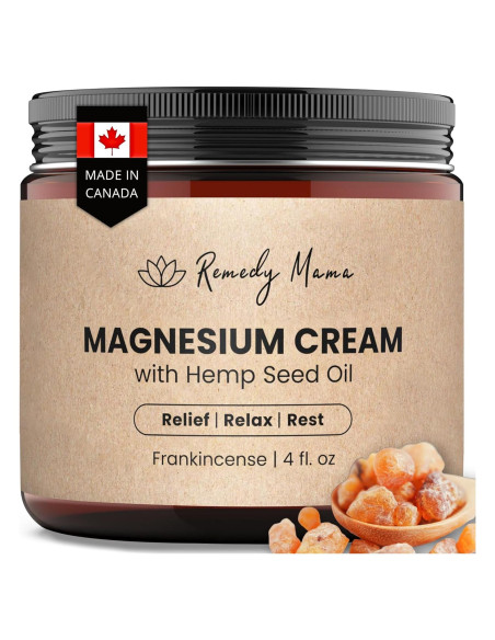 Crema de Magnesio Remedy Mama 118 ml - Alivio Calambres y Sueño