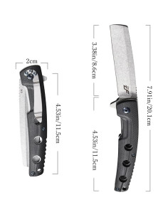 Cuchillo Plegable Eafengrow EF941 EDC Acero D2 Mango G10 20.1cm 2
