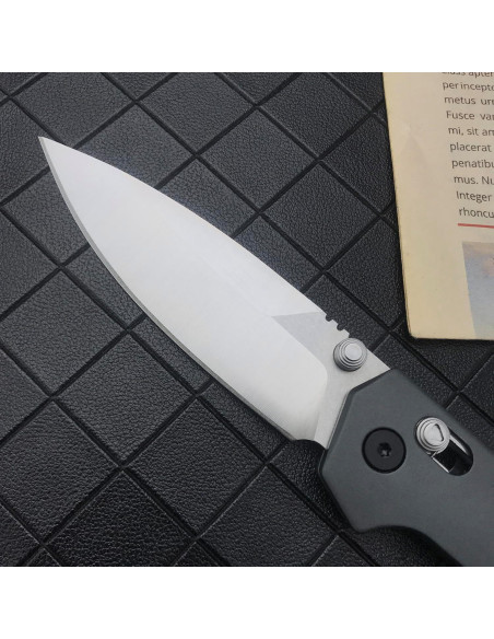 Cuchillo Plegable EDC HUAAO 20CM Acero 8Cr13Mov Mango Aluminio