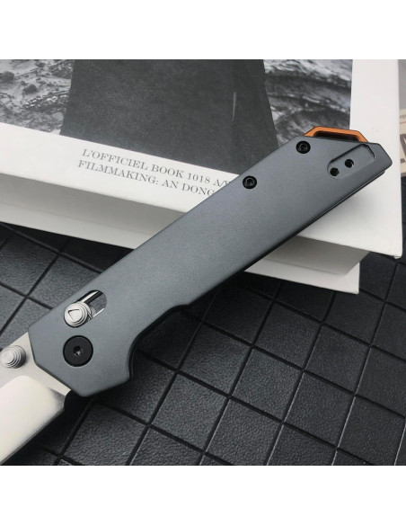 Cuchillo Plegable EDC HUAAO 20CM Acero 8Cr13Mov Mango Aluminio