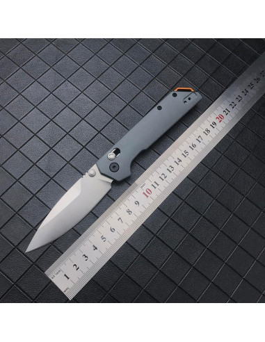 Cuchillo Plegable EDC HUAAO 20CM Acero 8Cr13Mov Mango Aluminio
