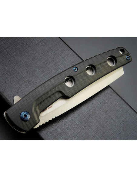 Cuchillo Plegable Eafengrow EF941 EDC Acero D2 Mango G10 20.1cm