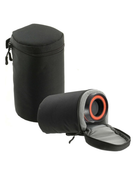 Funda Protectora de Lente de Cámara Navitech Negra 21x10cm