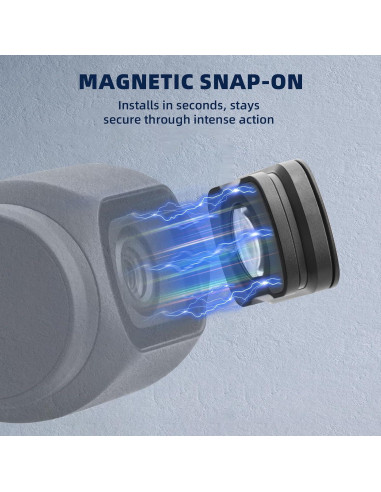 Lente Gran Angular BRDRC para DJI Pocket 3 - Filtro 0.72X