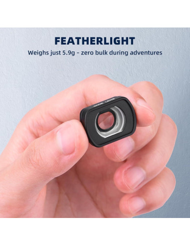 Lente Gran Angular BRDRC para DJI Pocket 3 - Filtro 0.72X