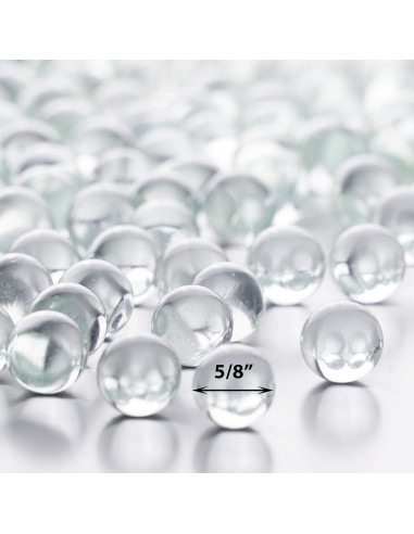 CYS EXCEL Gemas de Vidrio Transparente 1.38 kg para Jarrones