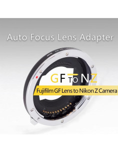 Adaptador Boryoza GF-NZ para Lentes Fujifilm a Nikon Z 2