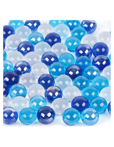 Canicas de Vidrio DomeStar 0.63 cm Azul para Decoración