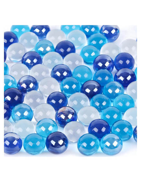 Canicas de Vidrio DomeStar 0.63 cm Azul para Decoración