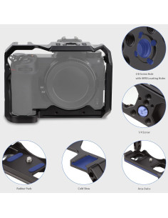 Jaula Completa Leftfoto para Cámara Nikon Z6 Z7 con Base Arca 2
