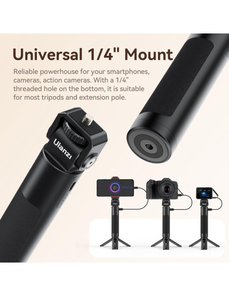 Mango de Batería Grip ULANZI BG-2 Pro 5500mAh 18W Carga Rápida