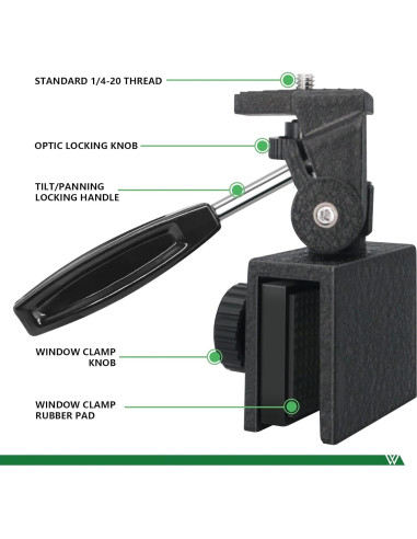 Soporte Ajustable para Ventana de Coche WEOOEN 240g