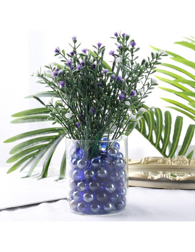 Canicas de Vidrio DomeStar 0.63 cm Azul para Decoración