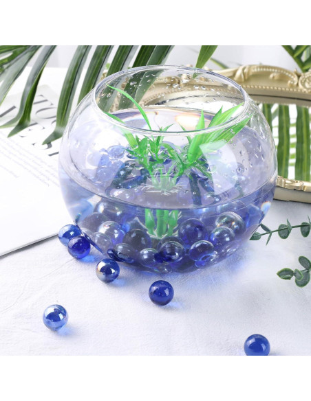 Canicas de Vidrio DomeStar 0.63 cm Azul para Decoración