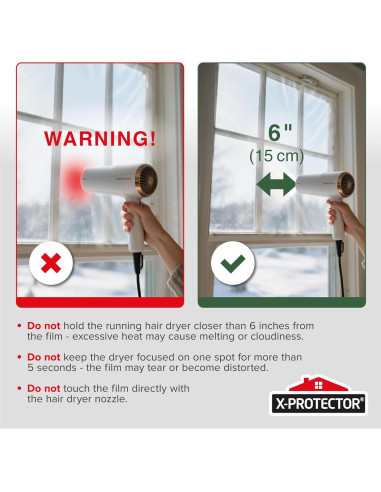 Kit Aislamiento de Ventanas X-Protector 6 Piezas 106.68x157.48cm
