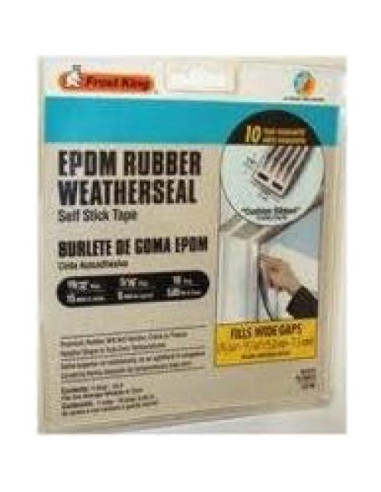 Cinta de Clima EPDM Frost King 3.05m x 0.79cm Gris