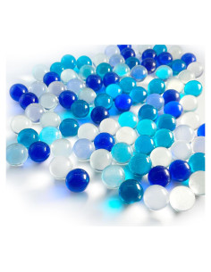 CYS EXCEL Relleno de Jarrón Vidrio Azul Claro 0.5 cm 1 kg