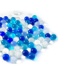 CYS EXCEL Relleno de Jarrón Vidrio Azul Claro 0.5 cm 1 kg 2