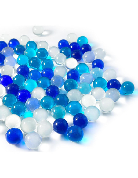 CYS EXCEL Relleno de Jarrón Vidrio Azul Claro 0.5 cm 1 kg