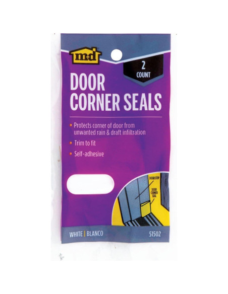 Sello de Esquina de Puerta M-D Building Products Blanco