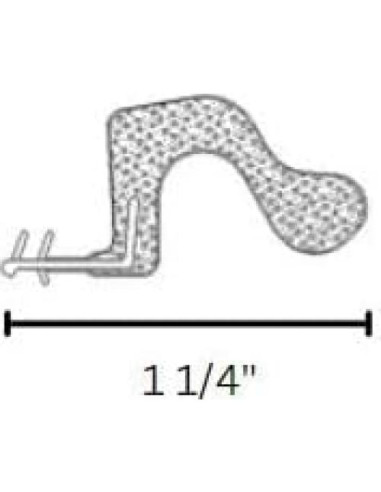 Burlete para Puerta de Entrada Q-Lon 96" Beige Alcance Largo