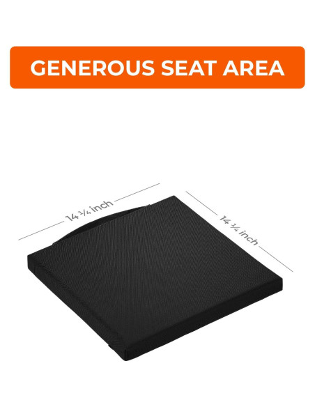 Cojín Calentado Portátil ORORO USB para Silla - Negro