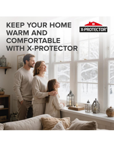 Kit Aislamiento de Ventanas X-Protector 6 Piezas 106.68x157.48cm