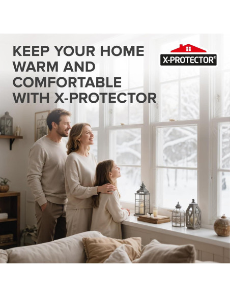 Kit Aislamiento de Ventanas X-Protector 6 Piezas 106.68x157.48cm