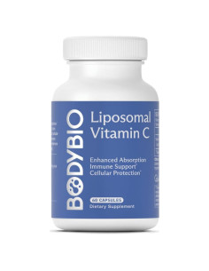 BodyBio Vitamina C Liposomal 60 Cápsulas - Antioxidante y Soporte Inmunológico