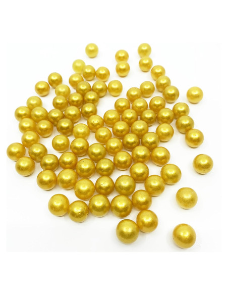 Relleno de Jarrón CYS EXCEL 28 lbs Perlas de Vidrio Doradas