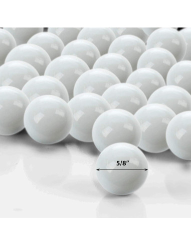 CYS EXCEL Relleno de Jarrón de Vidrio Blanco 2,27 kg