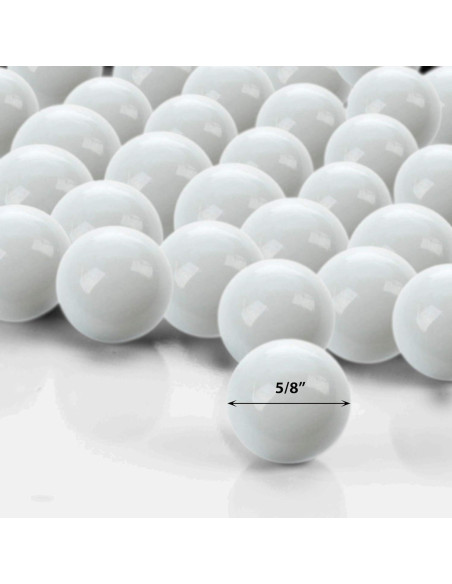 Gemas de Vidrio Blanco CYS EXCEL 10 LBS para Jarrones