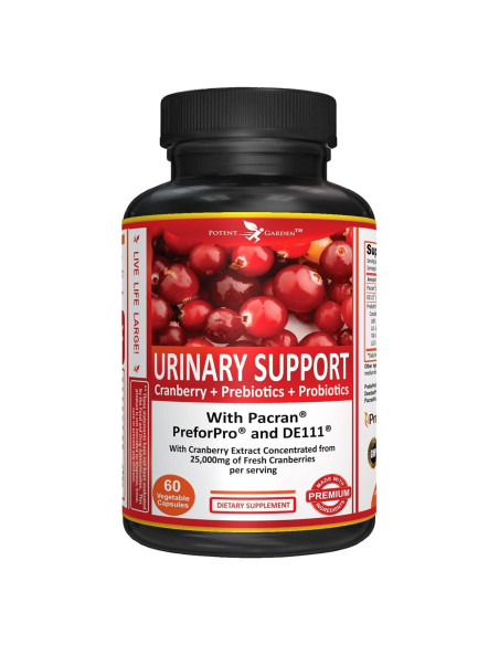 Suplemento Urinario Potent Garden 60 Caps - Arándano Probiotico