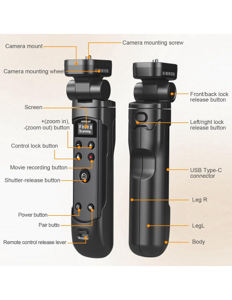 Disparador Inalámbrico AODELAN para Trípode Fujifilm