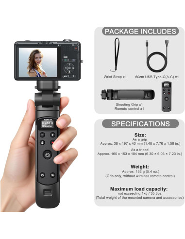 Disparador Inalámbrico AODELAN para Trípode Fujifilm