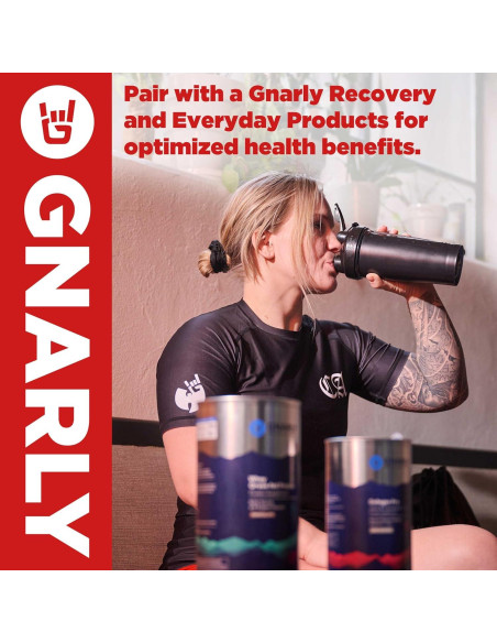 Polvo de BCAA Gnarly Nutrition Limón Lima 300g - Suplemento Vegano