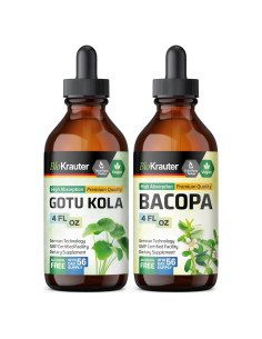 Tintura de Gotu Kola y Bacopa BioKrauter 118 ml Vegana
