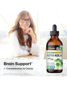 Tintura de Gotu Kola y Bacopa BioKrauter 118 ml Vegana 2