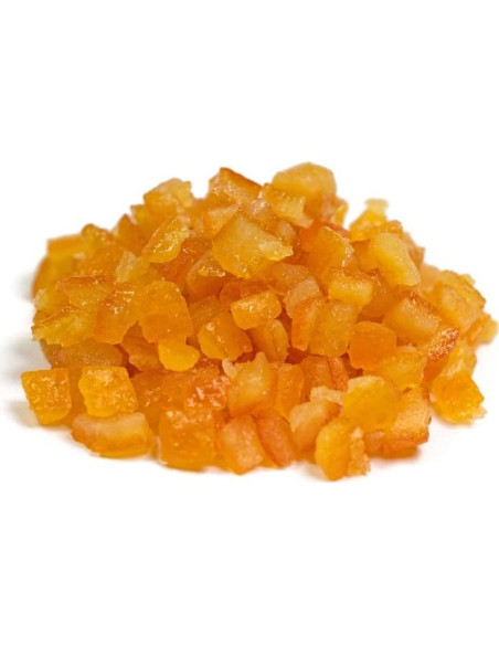 Cubos de Cáscara de Naranja Glaseados Amifruit 1 kg Sin Gluten