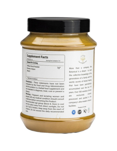 Polvo de Diente de León Amarillo Bixa Botanical 454g - Suplemento Herbal