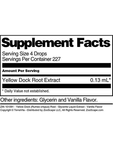 Extracto Líquido de Raíz de Diente de León TerraVita 59.15 ml