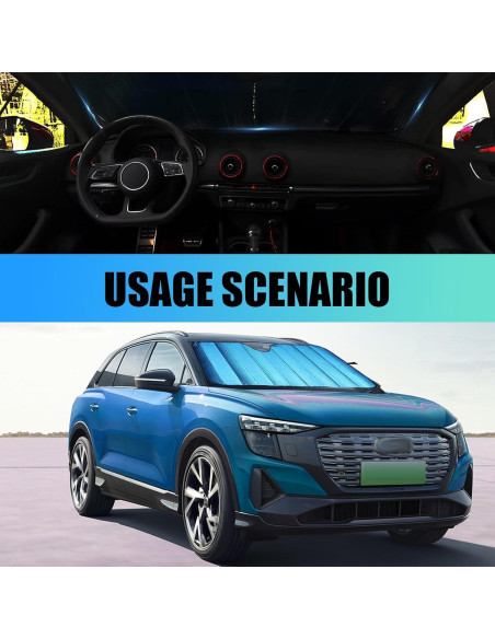 Reflector UV para Parabrisas de Coche gunhunt 145x70cm Azul