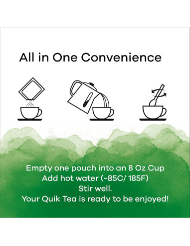 QuikTea Chai Latte Sin Azúcar Cardamomo 160g - Sabor Intenso